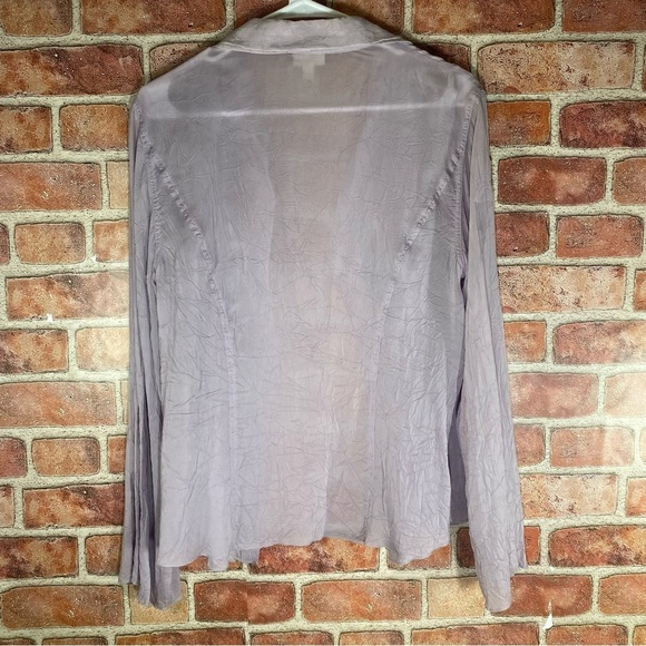 J.JILL Light Purple Embroidered Blouse Size Medium
100 Rayon - Picture 5 of 9